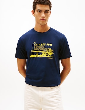 Playera Tommy Hilfiger cuello redondo para hombre