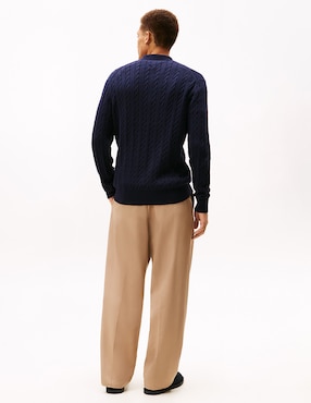 Suéter Tommy Hilfiger cuello polo para hombre