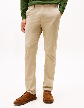 Pantalón casual regular Tommy Hilfiger de algodón para hombre