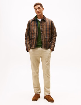 Pantalón casual regular Tommy Hilfiger de algodón para hombre