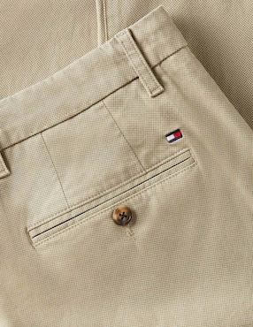 Pantalón casual regular Tommy Hilfiger de algodón para hombre