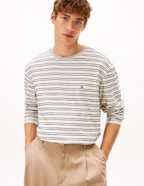Playera Tommy Hilfiger cuello redondo para hombre