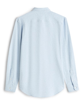 Camisa casual Tommy Hilfiger de algodón manga larga para hombre