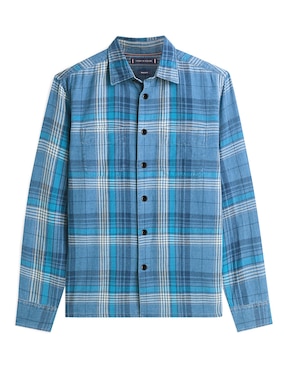 Camisa casual Tommy Hilfiger de algodón manga larga para hombre