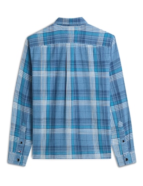 Camisa casual Tommy Hilfiger de algodón manga larga para hombre