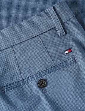 Pantalón regular Tommy Hilfiger de algodón para hombre