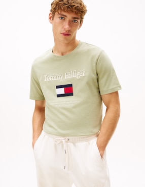 Playera Tommy Hilfiger cuello redondo para hombre