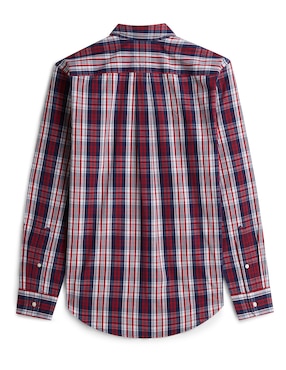 Camisa casual Tommy Hilfiger de algodón manga larga para hombre