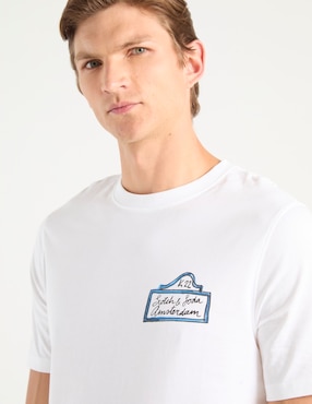 Playera Scotch & Soda cuello redondo para hombre