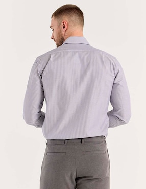 Camisa de vestir Scappino de algodón manga larga para hombre