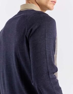 Suéter Brooks Brothers cuello V para hombre