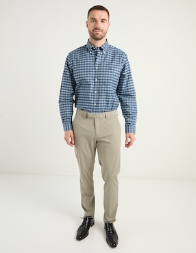 Camisa casual Brooks Brothers de algodón manga larga para hombre