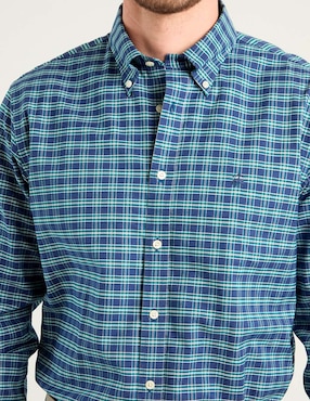 Camisa casual Brooks Brothers de algodón manga larga para hombre
