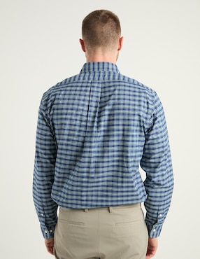 Camisa casual Brooks Brothers de algodón manga larga para hombre