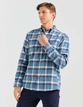 Camisa casual Brooks Brothers de algodón manga larga para hombre