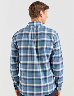 Camisa casual Brooks Brothers de algodón manga larga para hombre