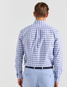 Camisa casual Brooks Brothers de algodón manga larga para hombre
