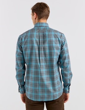 Camisa casual Brooks Brothers de algodón manga larga para hombre