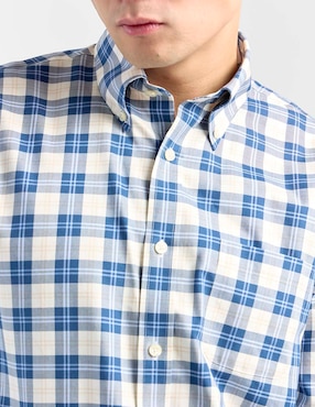 Camisa casual Brooks Brothers de algodón manga larga para hombre