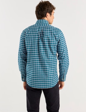 Camisa casual Brooks Brothers de algodón manga larga para hombre