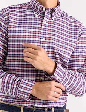 Camisa casual Brooks Brothers de algodón manga larga para hombre