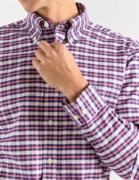Camisa casual Brooks Brothers de algodón manga larga para hombre