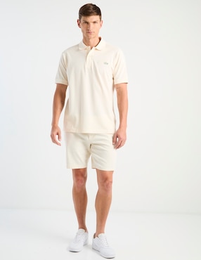 Playera tipo polo Lacoste welcoming the cold para hombre