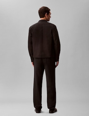 Camisa casual Calvin klein de algodón manga larga para hombre