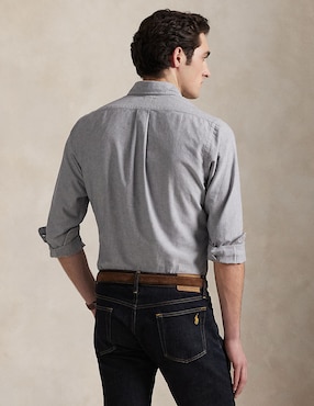 Camisa business casual Polo Ralph Lauren de algodón manga larga para hombre