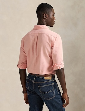 Camisa business casual Polo Ralph Lauren de algodón manga larga para hombre