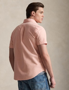 Camisa casual Polo Rl de algodón manga corta para hombre