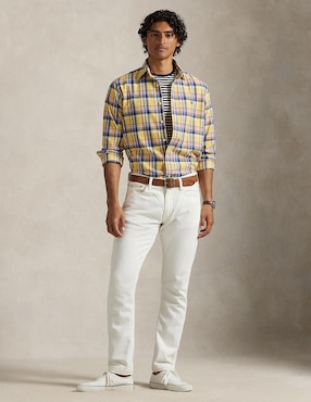 Camisa casual Polo Ralph Lauren manga larga para hombre