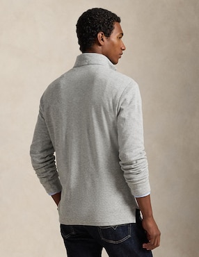 Suéter Polo RL cuello con cierre para hombre