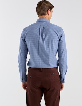 Camisa casual Polo Ralph Lauren de algodón manga larga para hombre
