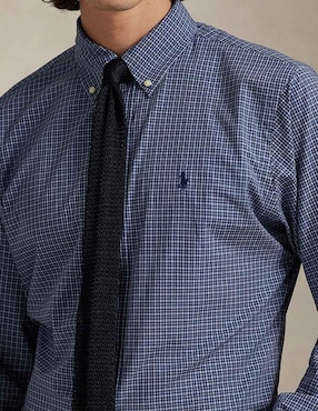Camisa casual Polo Ralph Lauren de algodón manga larga para hombre