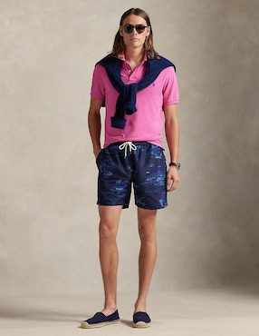 Traje de baño Polo Rl con bolsillos para hombre