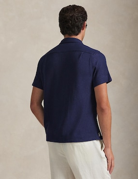 Camisa casual Polo Ralph Lauren de algodón manga corta para hombre