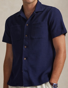 Camisa casual Polo Ralph Lauren de algodón manga corta para hombre