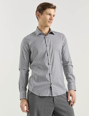 Camisa de vestir Scappino manga larga para hombre