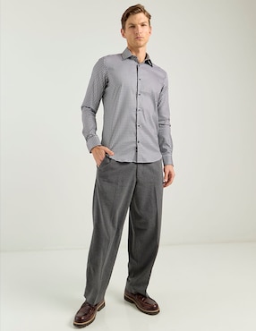 Camisa de vestir Scappino manga larga para hombre
