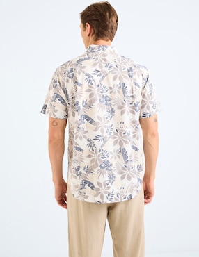 Camisa Nautica casual manga corta para hombre