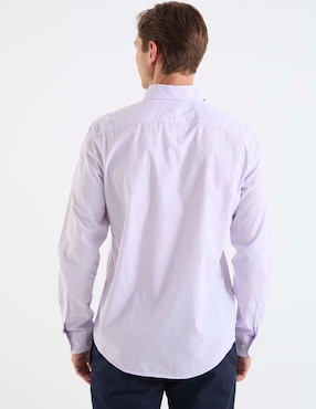 Camisa casual Original Penguin de algodón manga larga para hombre