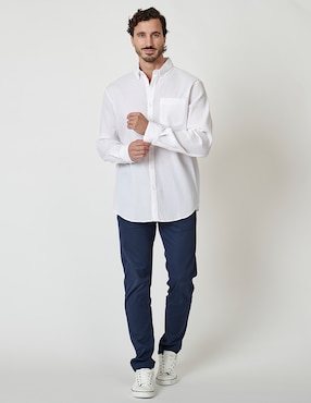 Camisa casual Original Penguin manga larga para hombre