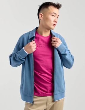 Chamarra casual Original Penguin con bolsillos para hombre