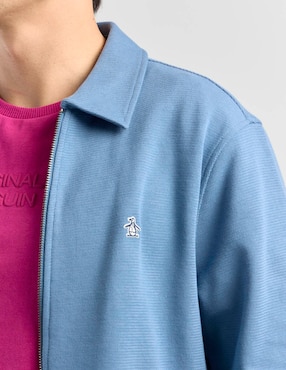 Chamarra casual Original Penguin con bolsillos para hombre