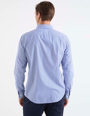 Camisa casual Original Penguin de algodón manga larga para hombre