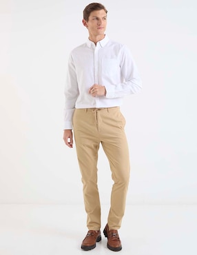 Pantalón chino slim Original Penguin de algodón para hombre