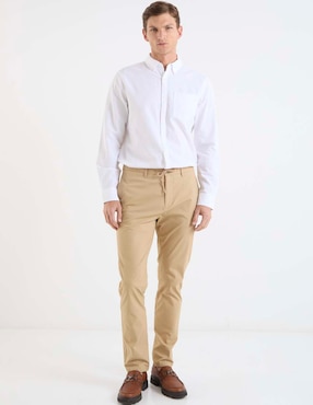 Pantalón chino slim Original Penguin de algodón para hombre