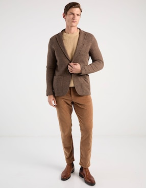 Pantalón casual regular Faherty algodón para hombre