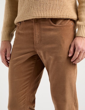 Pantalón casual regular Faherty algodón para hombre